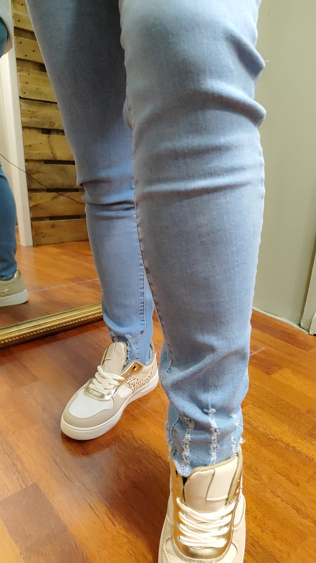 Jean slim bleu clair