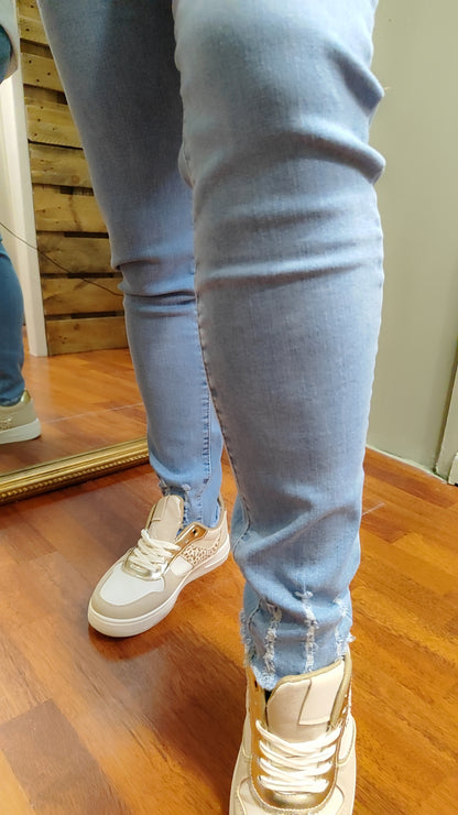 Jean slim bleu clair