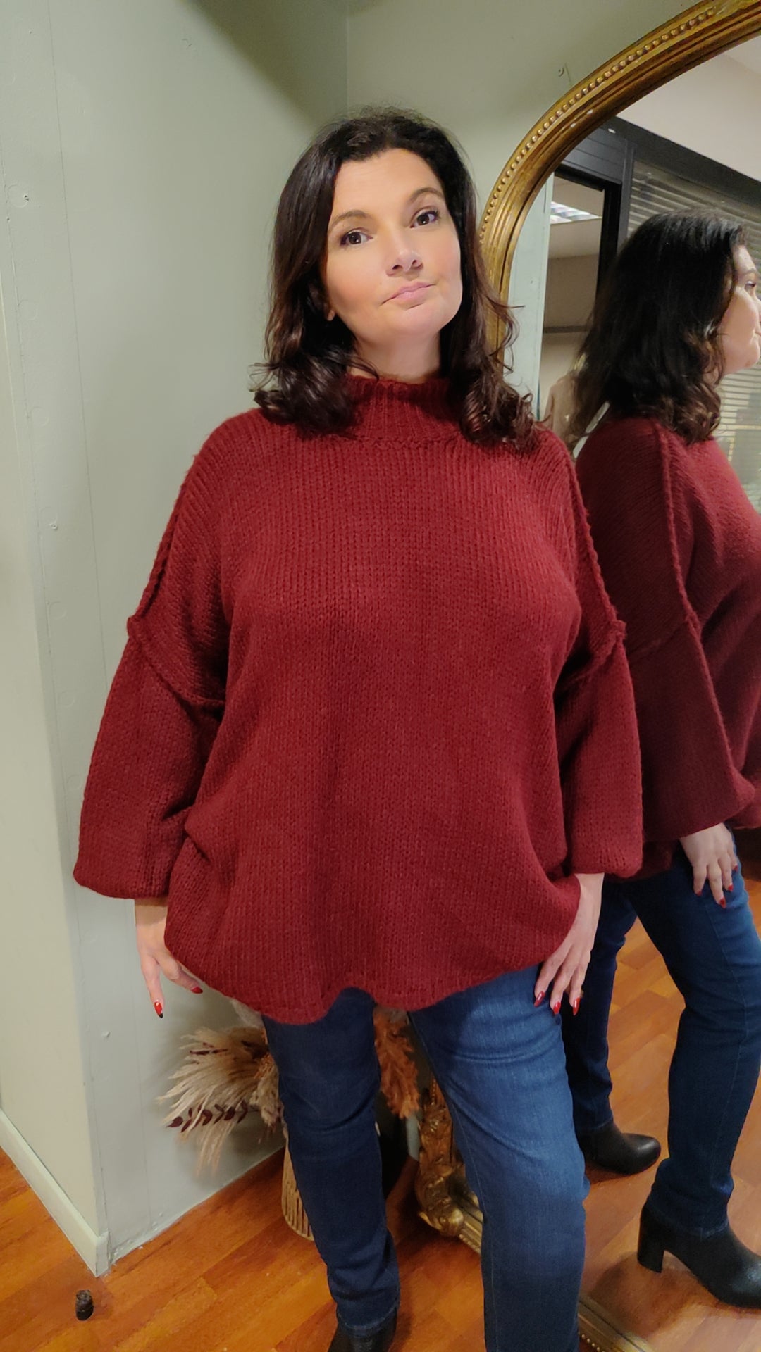 Pull mohair oversize