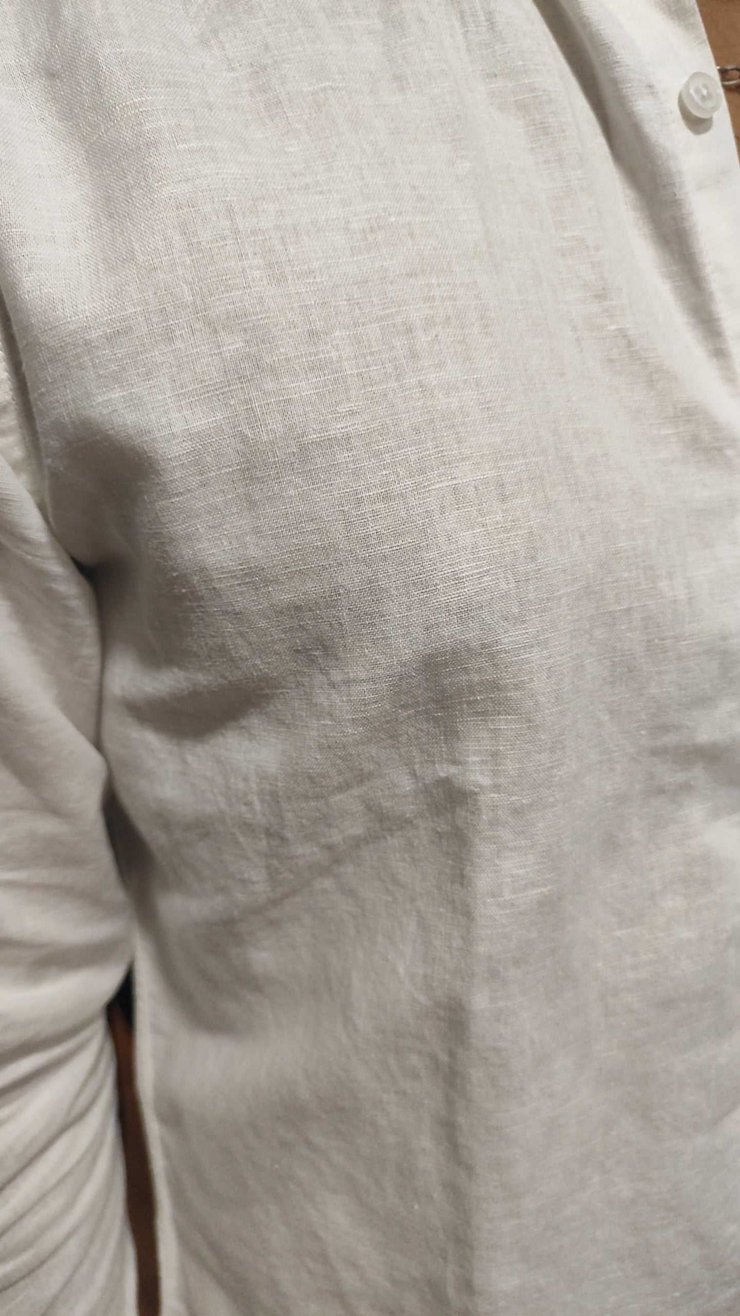 Chemise 100% lin blanche