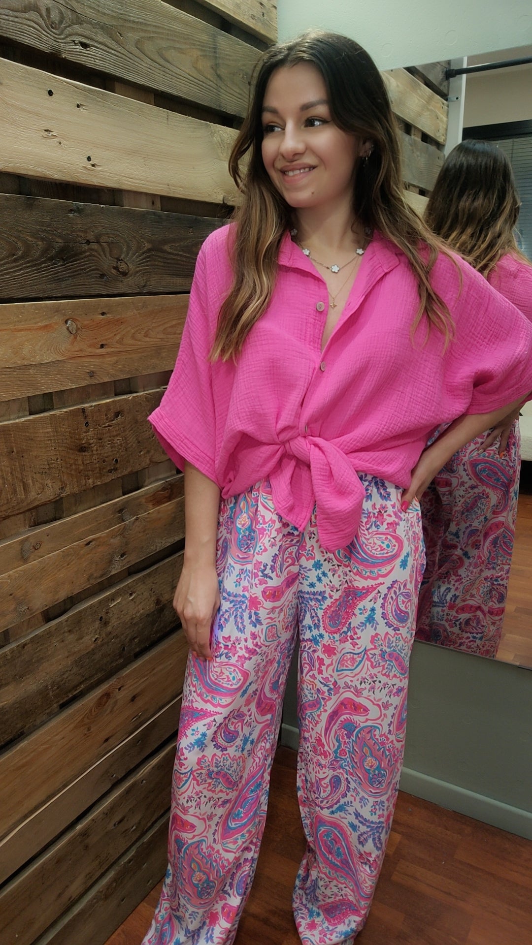 Chemisette gaze de coton oversize