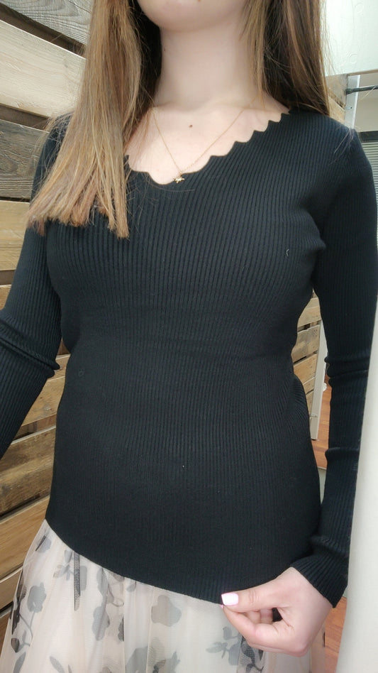 Pull fin noir vague