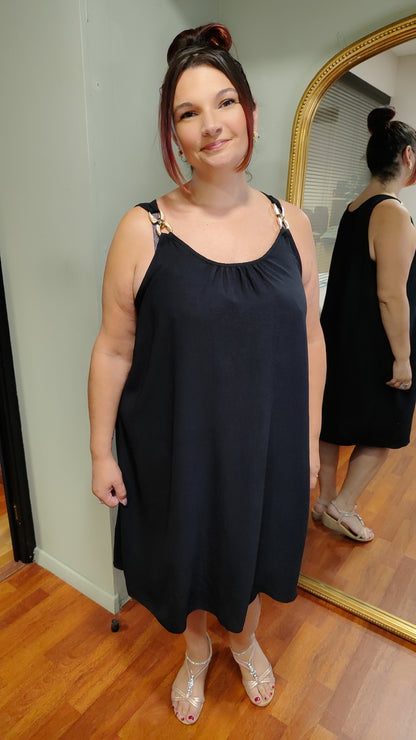 Robe bijoux bretelles (plusieurs coloris)