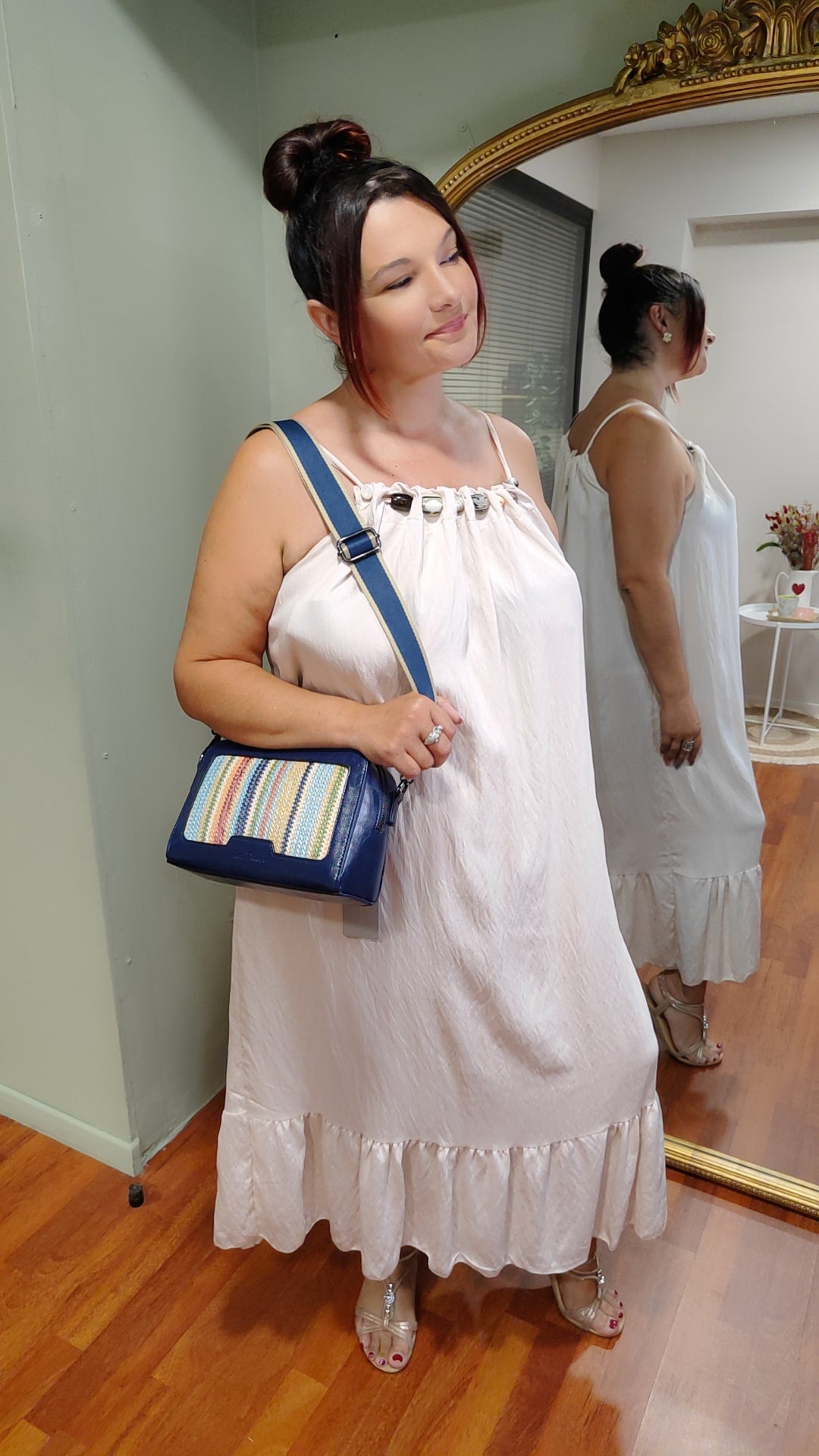 Robe longue coquillage