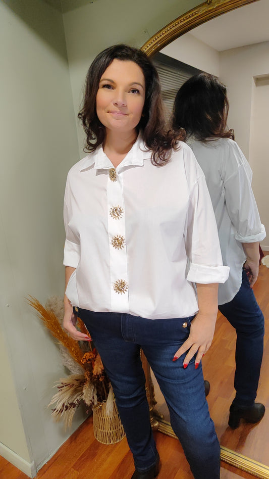 Chemise broche soleil