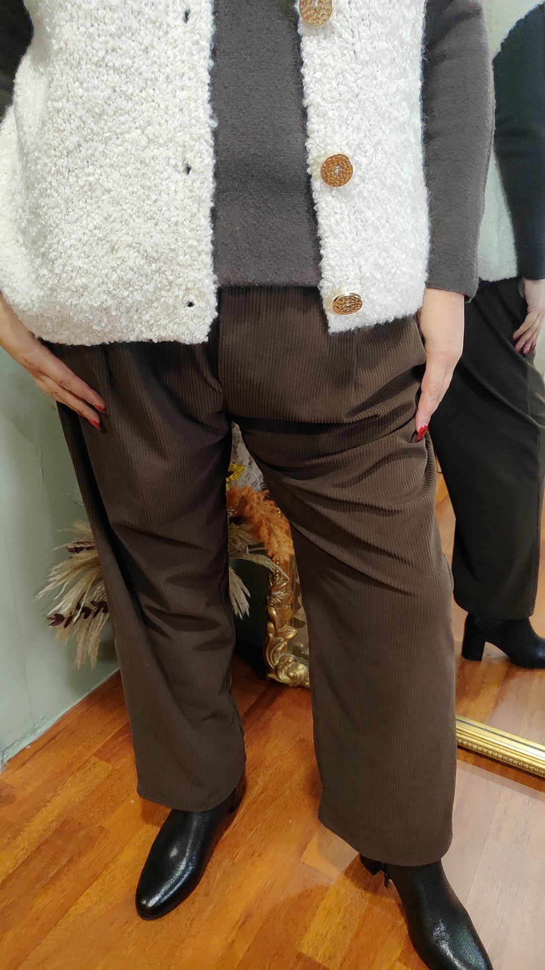 Pantalon velours cotelé