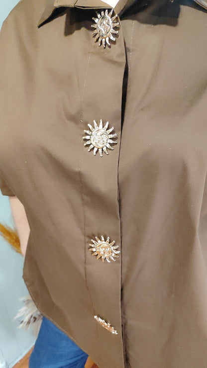 Chemise broche soleil