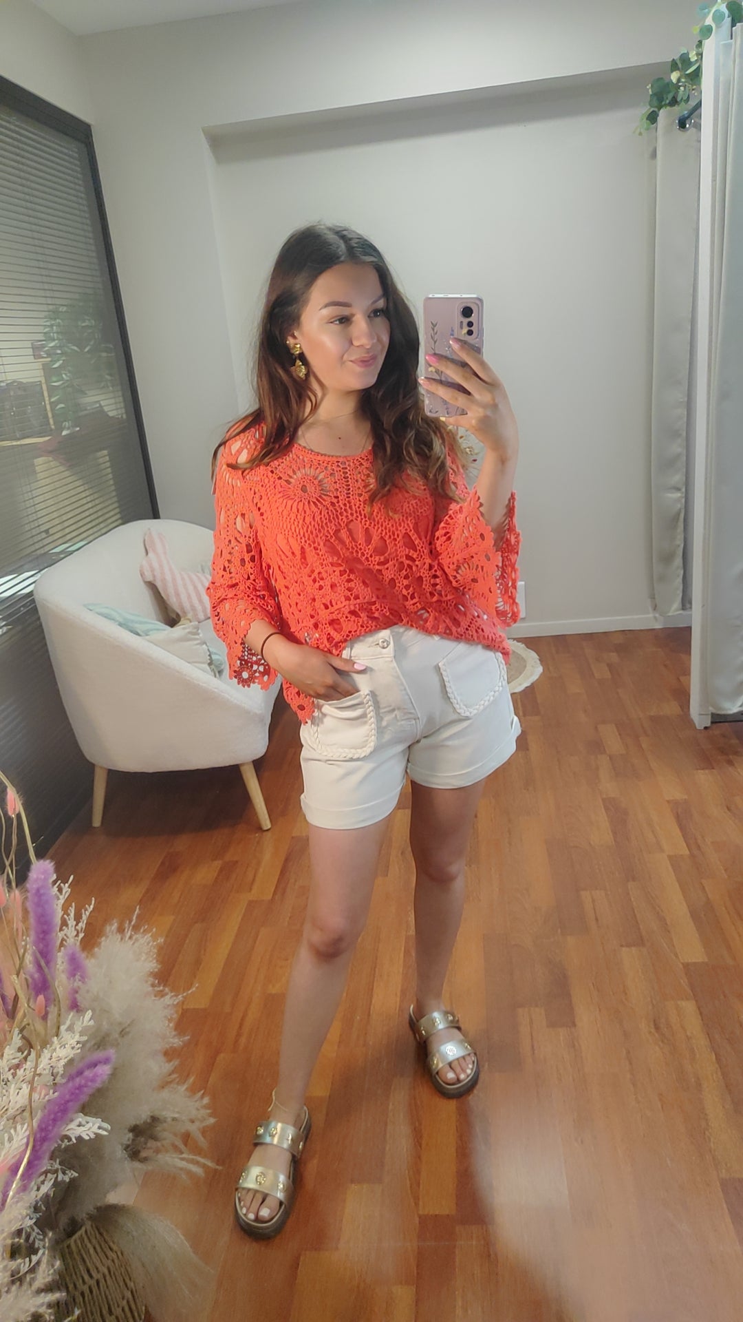 Haut crochet avec débardeur