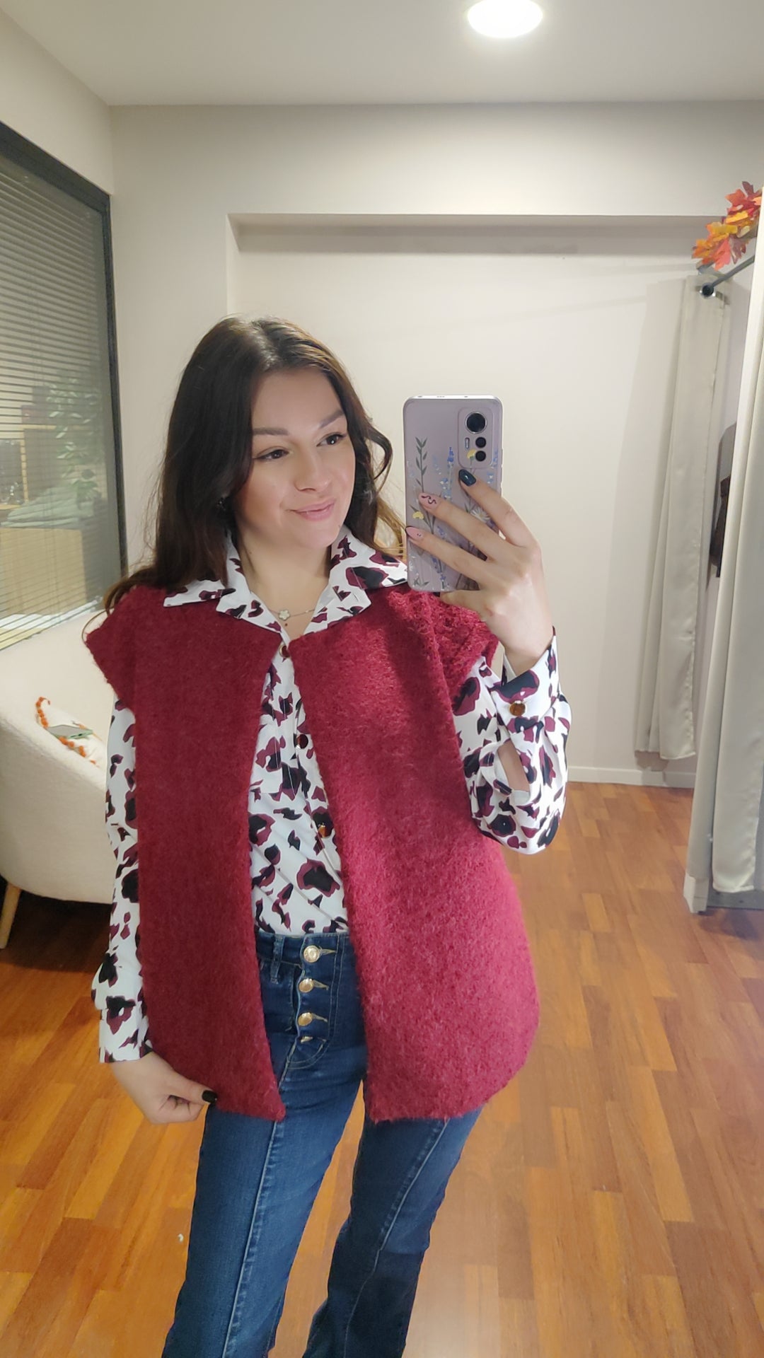 Gilet sans manches laine bouillie