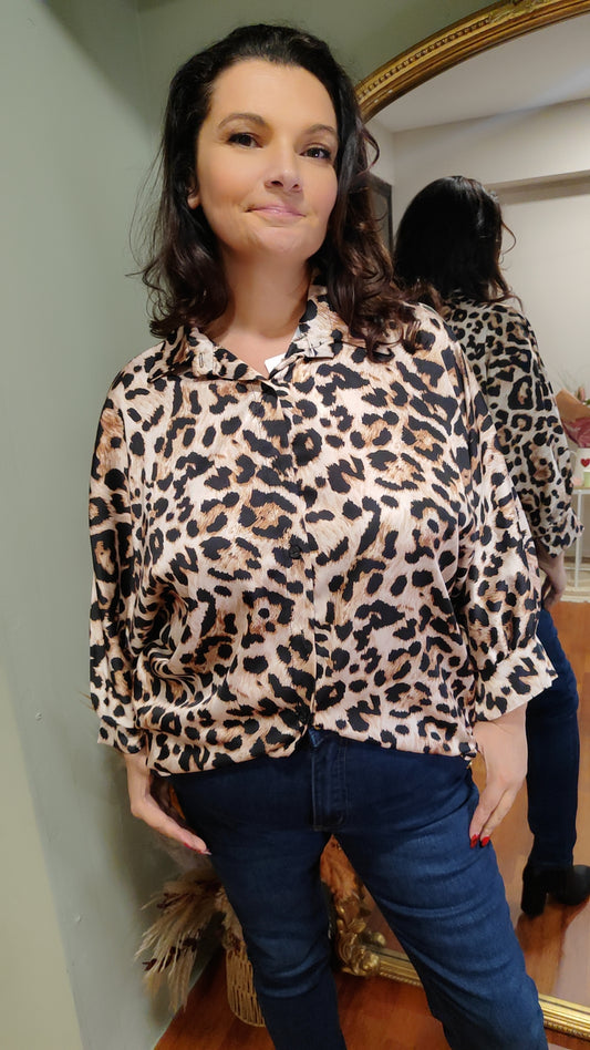 Chemise léopard