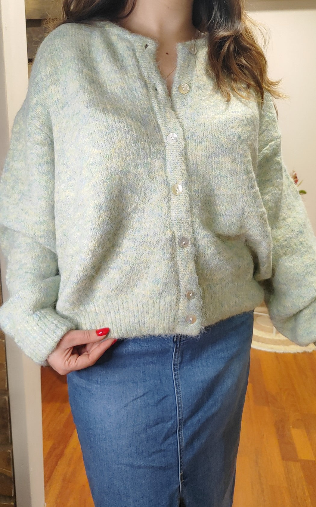 Gilet vert menthe