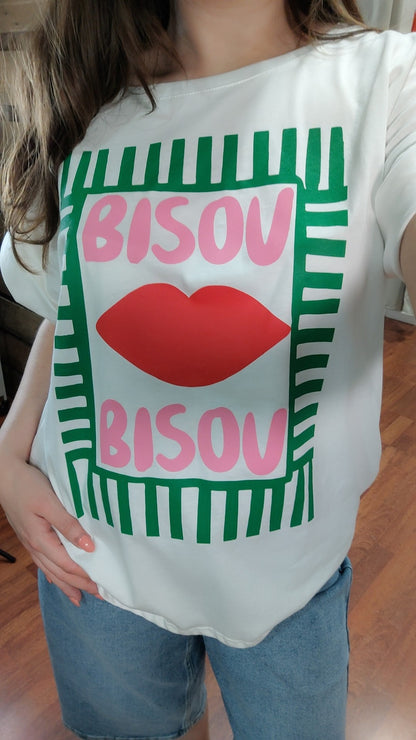 T-shirt Bisou bisou