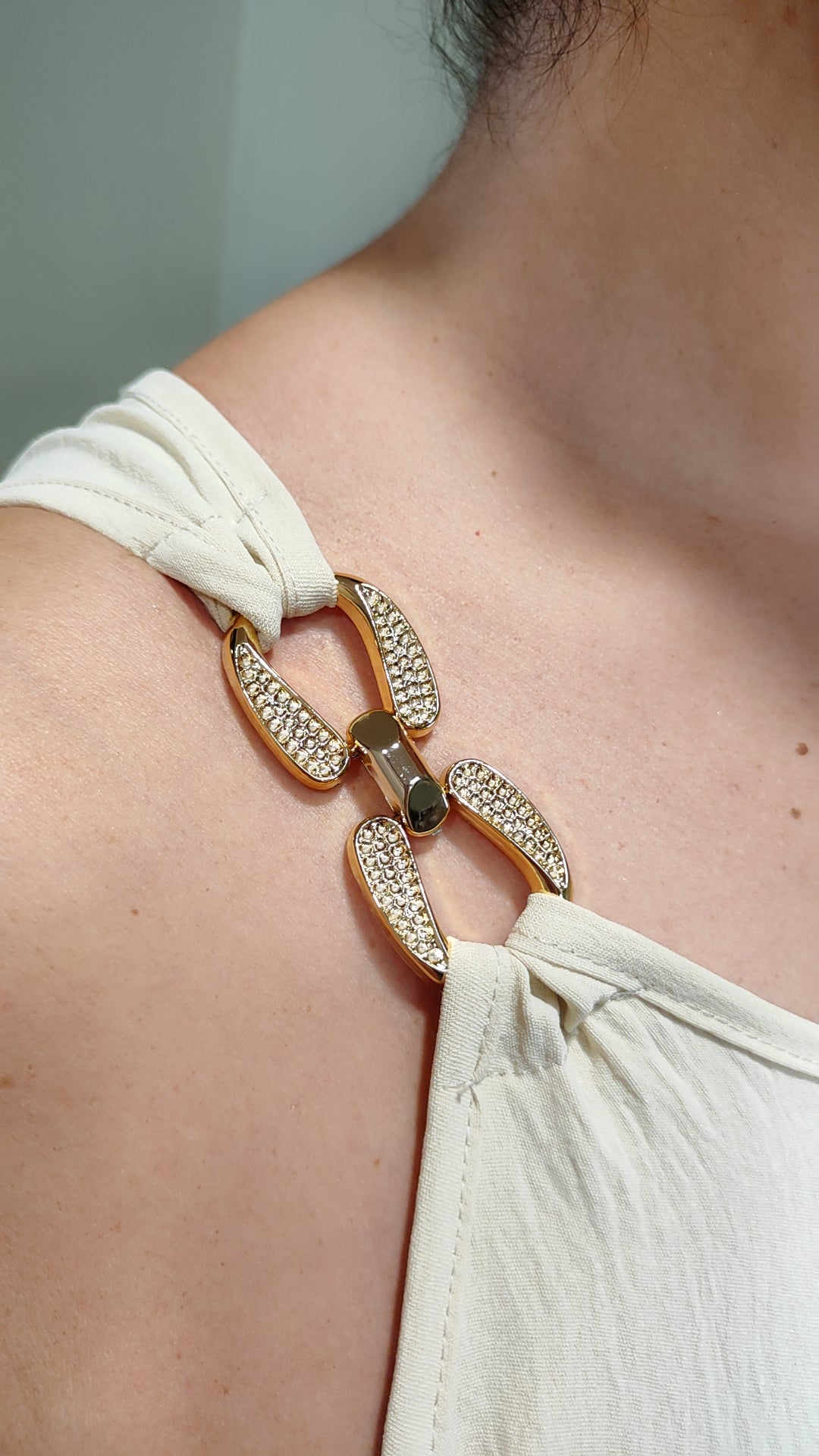 Robe bijoux bretelles (plusieurs coloris)