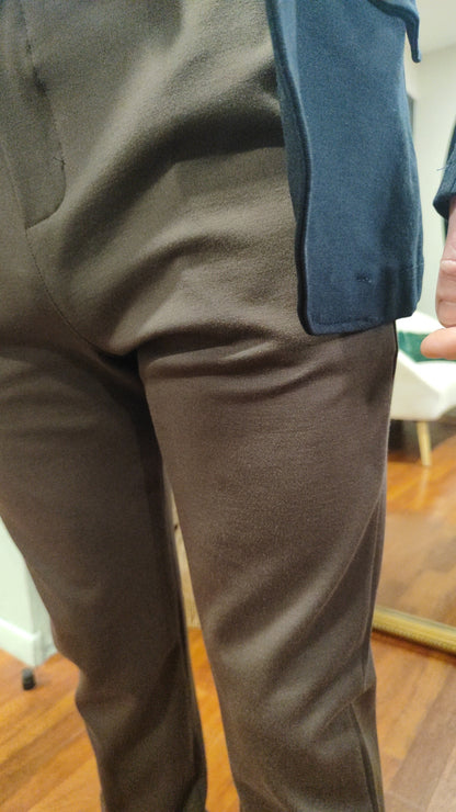 Pantalon habillé chocolat