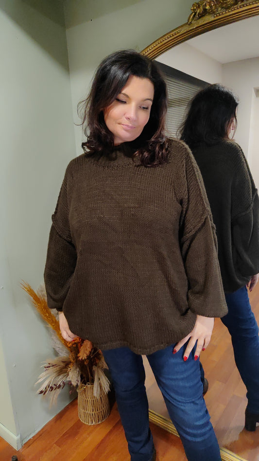 Pull mohair oversize