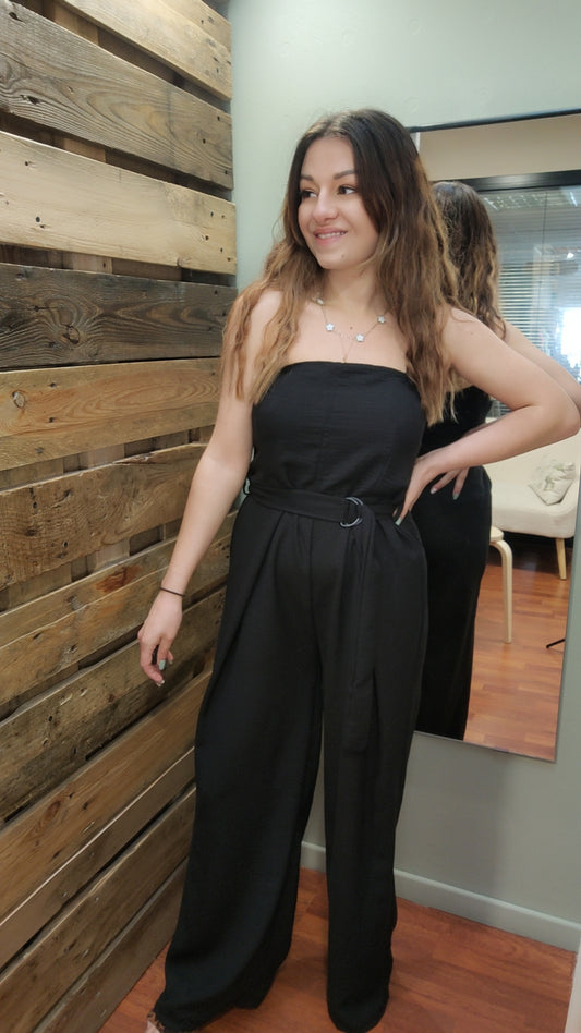 Combinaison bustier noire ou jaune beurre