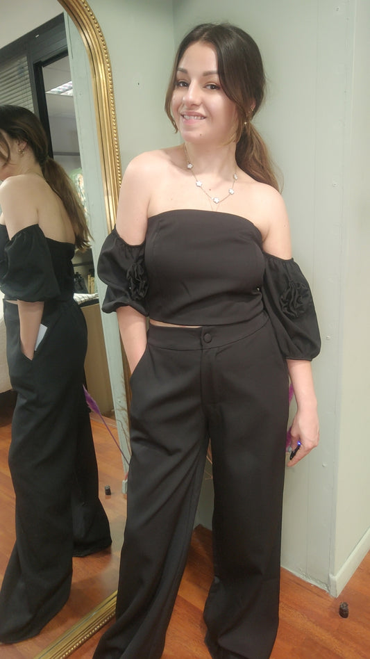 Ensemble kaki ou noir