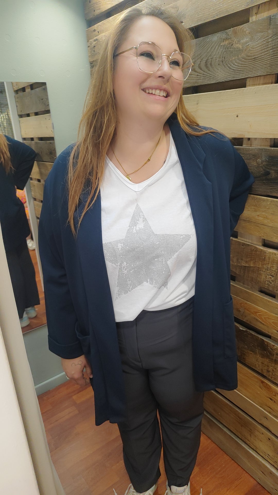 Blazer fin à poches