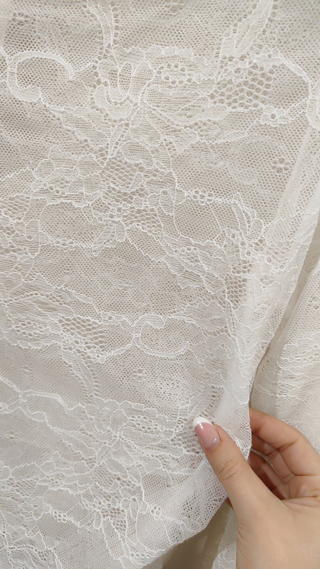 Top dentelle transparent