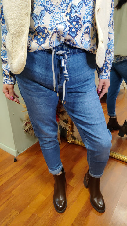 Jean jogg bleu