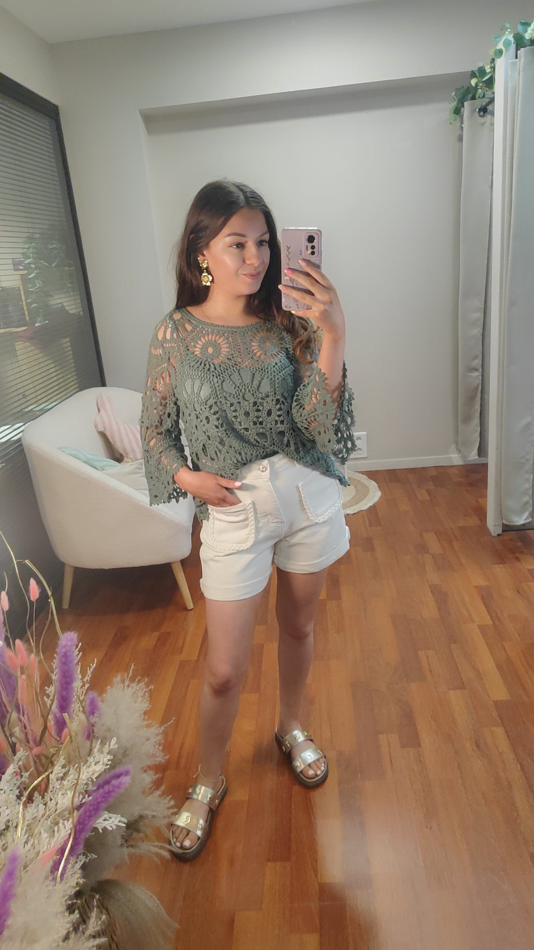 Haut crochet avec débardeur