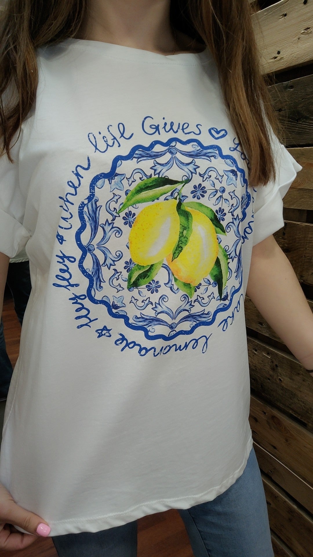 T-shirt citron