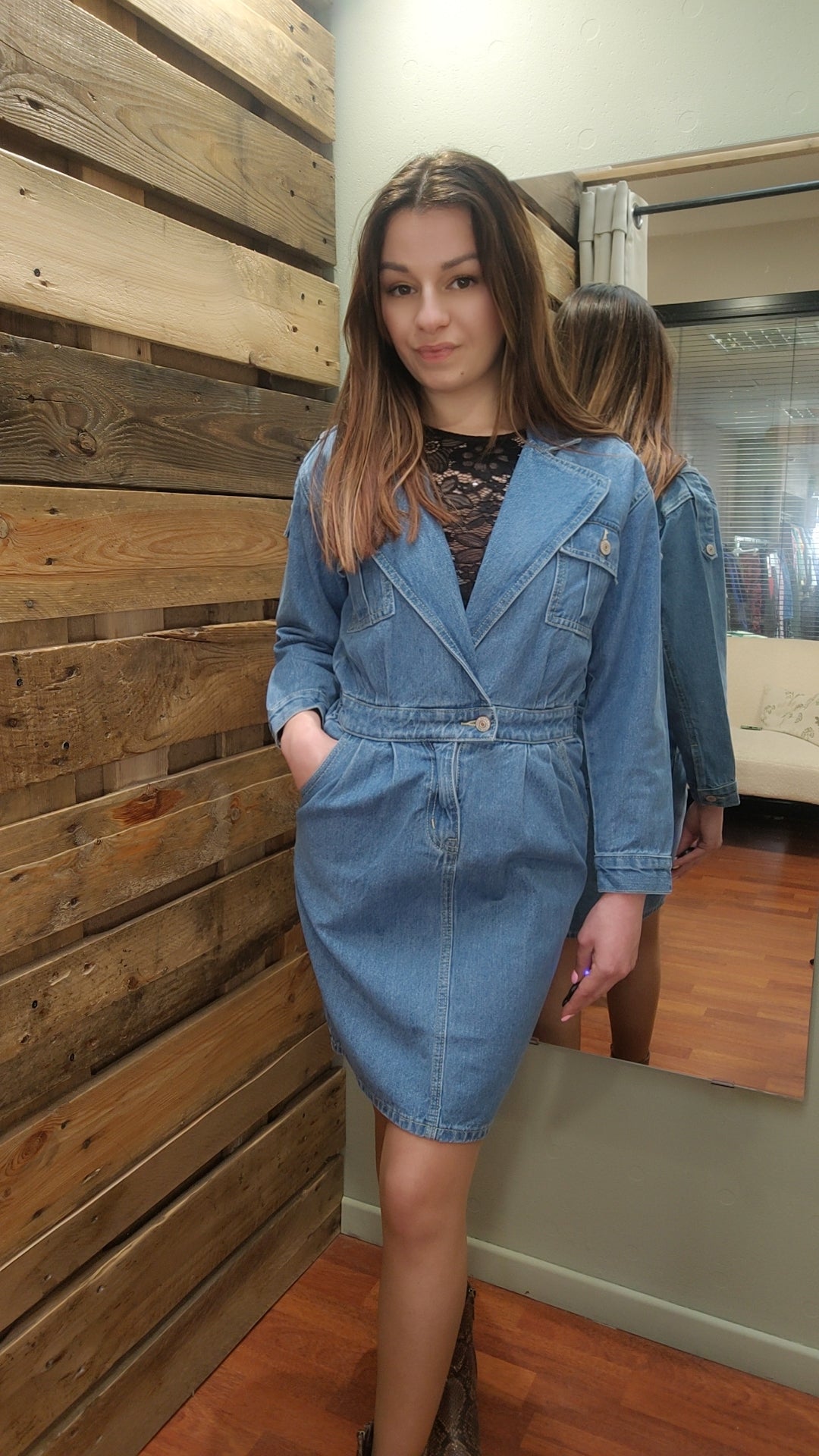 Combi-robe jean