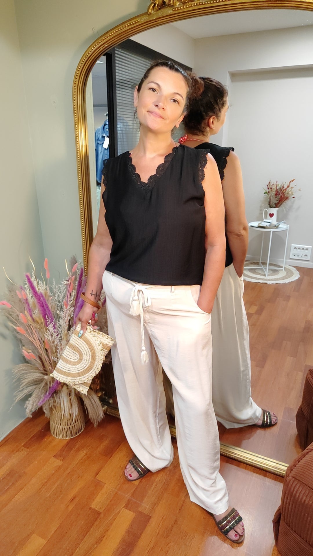 Débardeur dentelle Amandine