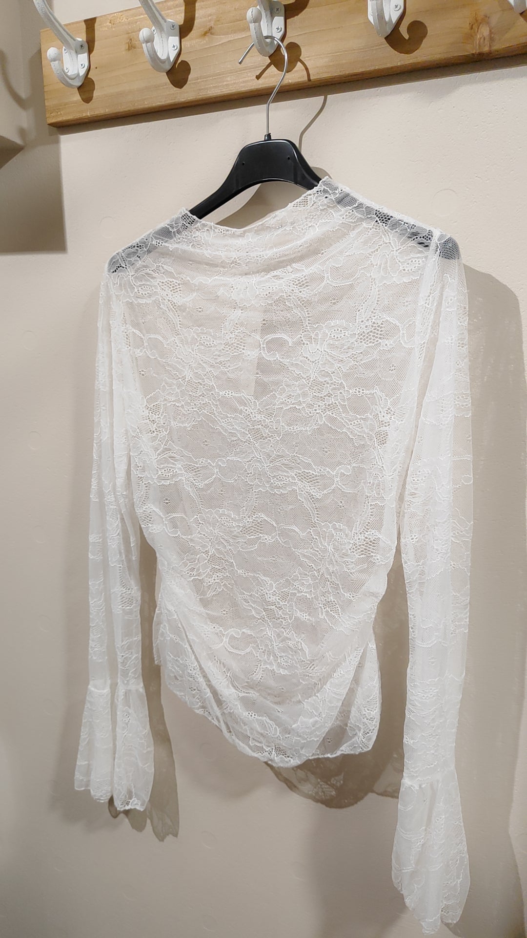 Top dentelle transparent