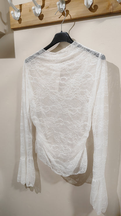 Top dentelle transparent