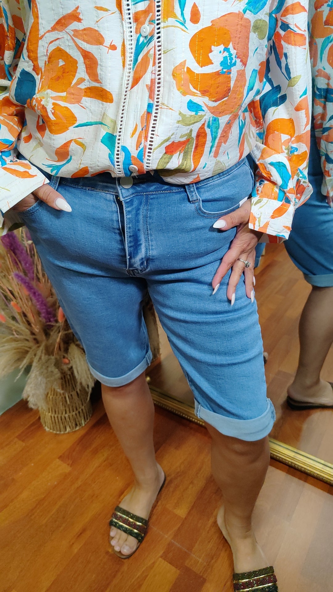 Pantacourt jean