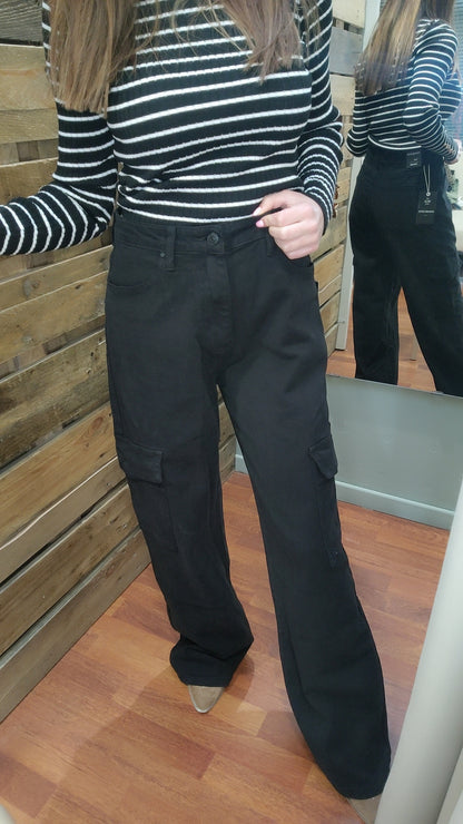 Jean cargo noir